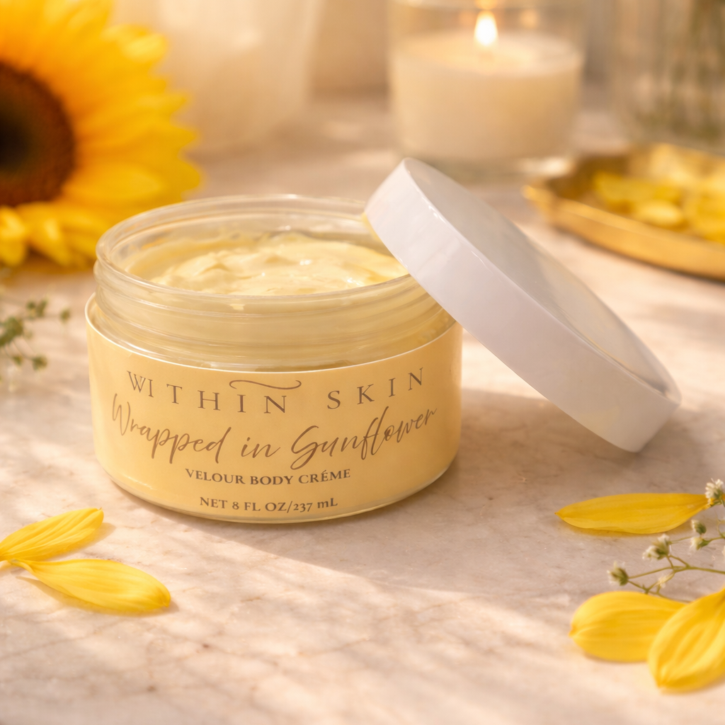 Wrapped in Sunflower Velour Body Créme